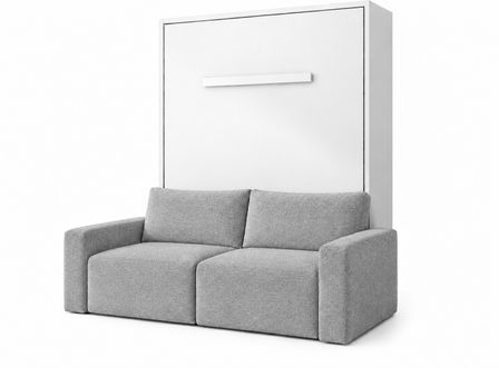 Lit escamotable vertical avec canapé coffre ESPACIA – Haut de gamme – Usage intensif