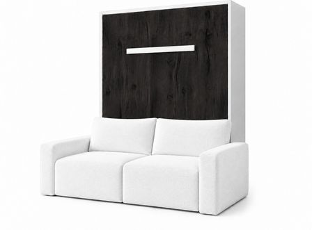 Lit escamotable vertical avec canapé coffre ESPACIA – Haut de gamme – Usage intensif