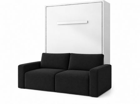 Lit escamotable vertical avec canapé coffre ESPACIA – Haut de gamme – Usage intensif