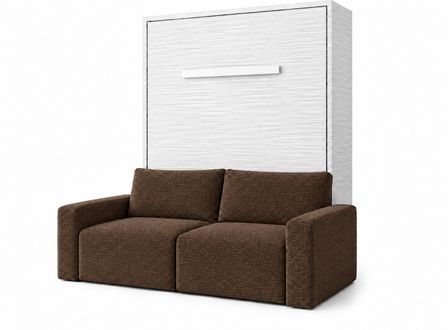Lit escamotable vertical avec canapé coffre ESPACIA – Haut de gamme – Usage intensif