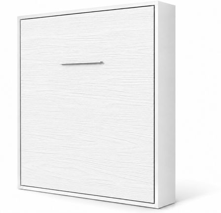 Lit escamotable vertical avec étagères intérieures PAOLA – Sommier inclus & ouverture assistée