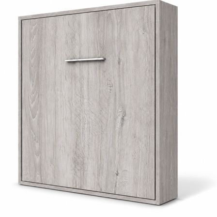 Lit escamotable vertical avec étagères intérieures PAOLA – Sommier inclus & ouverture assistée