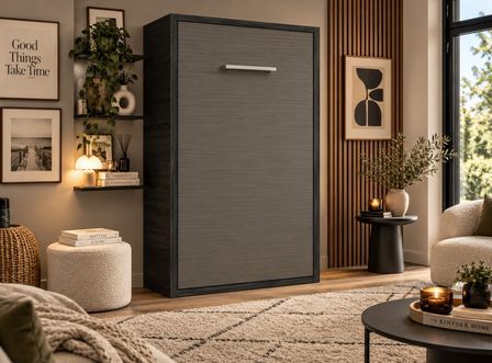 Lit escamotable vertical KIBOU - Ouverture automatique assistée - Haut de gamme – Usage intensif