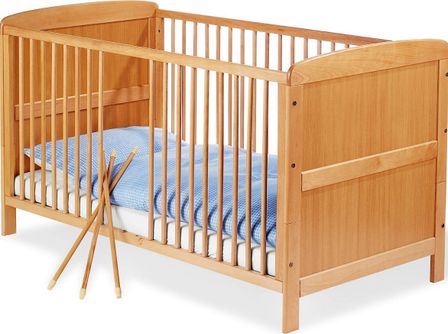 Lit évolutif bébé hêtre clair Björn 70