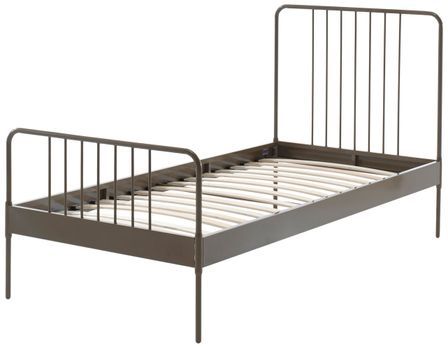 Lit métal doré Chaim 90x200 cm