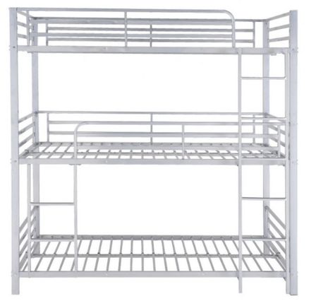 Lit superposé 3 niveaux métal 90x190 cm Trio