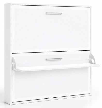 Lit superposé escamotable avec bureau MELINA – Conception renforcée