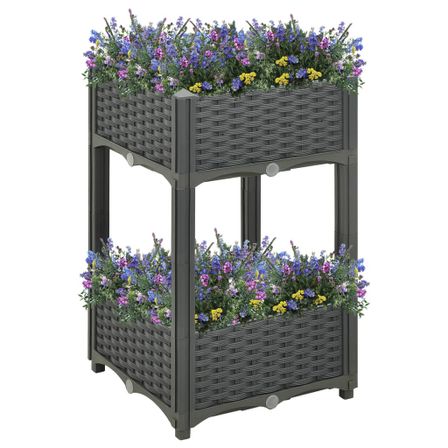 Jardinière 40x40x71 cm Polypropylène 2