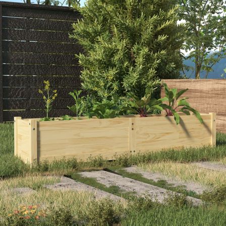 Jardinière 150x31x31 cm Bois de sapin massif