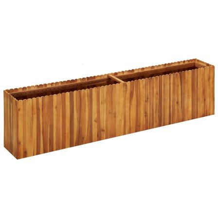 Jardinière 200x30x50 cm Bois massif d'acacia