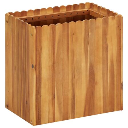 Jardinière 50x30x50 cm Bois massif d'acacia
