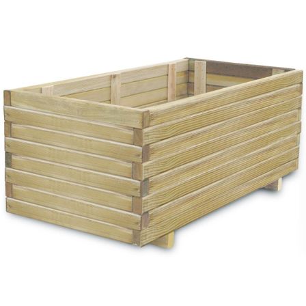 Jardinière rectangulaire 100 x 50 x 40 cm Bois