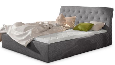 Lit tissu capitonné Venizia