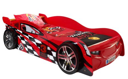 Lit voiture de course 90x200 cm SPIDER – Sommier inclus