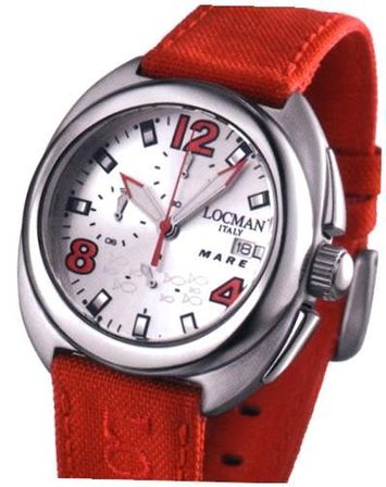 Locman Mare Chrono Titanium Date Wr 100m. Mineral Glass Cordura® Strap Wr 100m. 01330AG0005COR