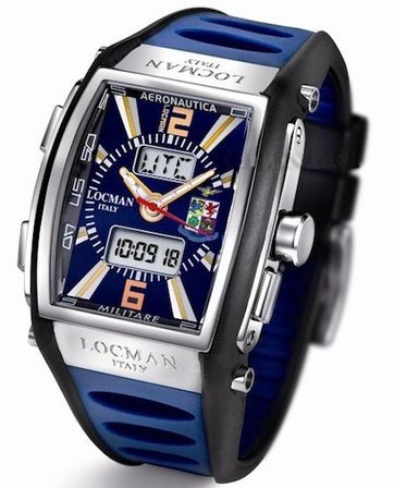 Locman Tremila Serie Aeronautica Militare Chrono Ana-digit 026400BLNOR5BKB