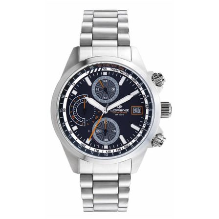 Lorenz Crono Solar Pilot Orange + Nato Extra Strap 030253DD