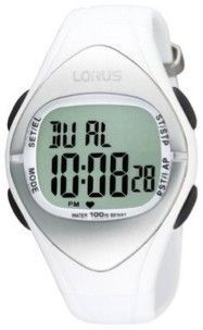 Lorus Sport Digital - Unisex - Cardio - Strap -white R2301FX9