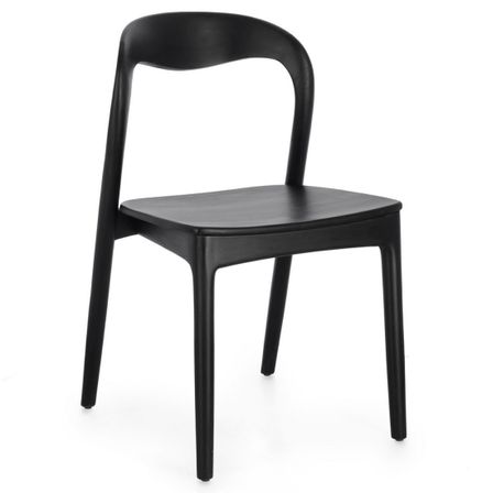 Lot de 2 chaises en bois de Teck haut de gamme – Modèle Kiley