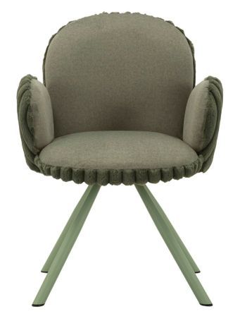 Lot de 2 chaises Stockholm - verte design contemporain