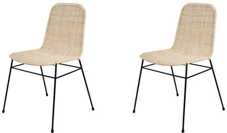 Lot de 2 chaises TINA – Élégance contemporaine et design raffiné