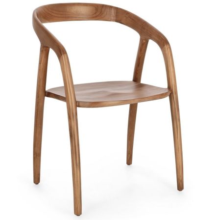 Lot de 2 fauteuils en bois de Teck KOTTY– Luxe et durabilité