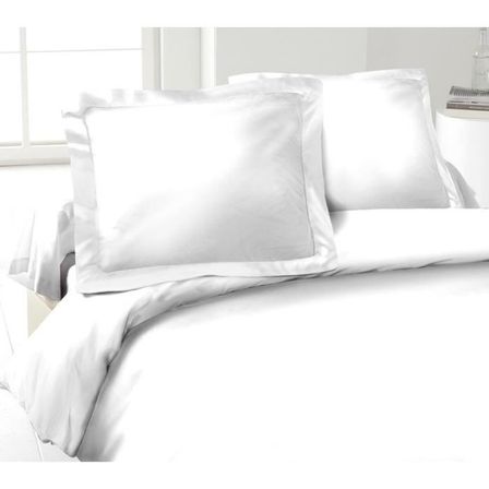 Lot de 2 taies d'oreillers 100% coton Laury - Confort et élégance