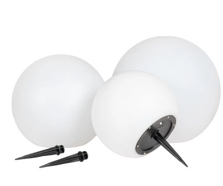 Lot de 3 lampe LED Lifton – Rechargeable avec panneau solaire intégré