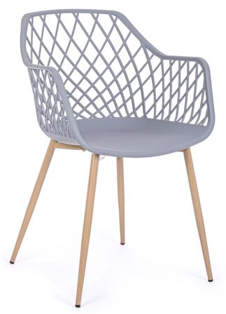 Lot de 4 chaises Optik - Polyvalentes pour intérieur et éxtérieur
