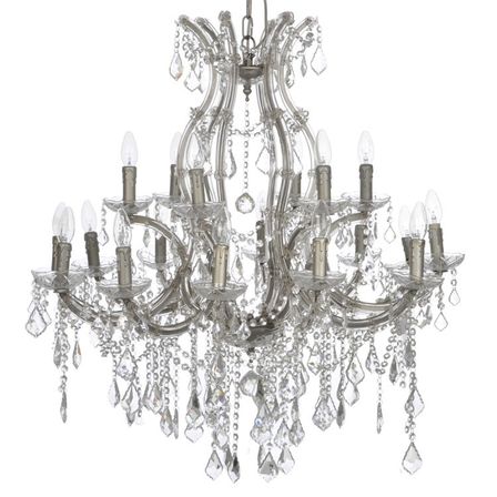 Lustre verre transparent Licia