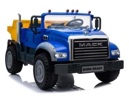 Mack bleu 2 places Camion enfant électrique