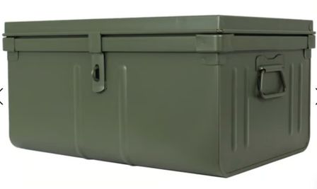 Malle de rangement en métal Habitat L 52 x H 27,5 x P 37 cm - Capacité 45 litres