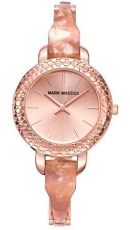 Mark Maddox Pink Gold. 32 Mm. Quartz. Date. Wr 30 Meters MP0005-97