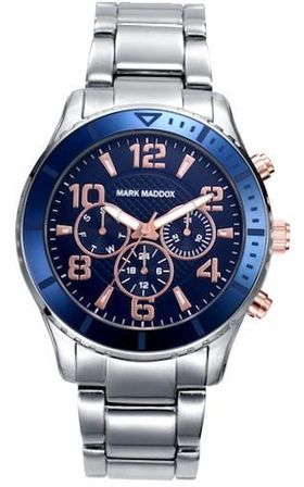 Mark Maddox Sport. 44 Mm. Quartz. Date. Wr 30 Meters HM6008-35