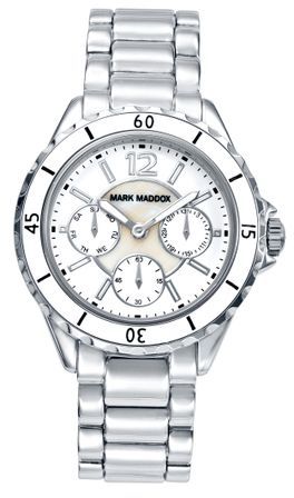 Mark Maddox Trendy Silver Mm0020-05 . Multifuncion - 40x43.8 Mm - Wr 3 Atm