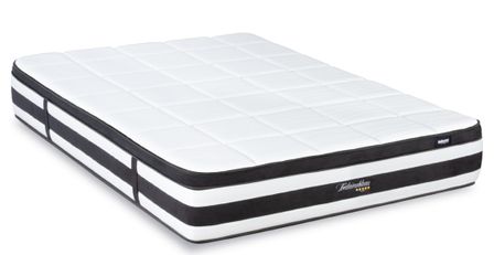 Matelas ferme 25 cm à ressorts ensachés et à mémoire de forme Fontainebleau - Confort optimal