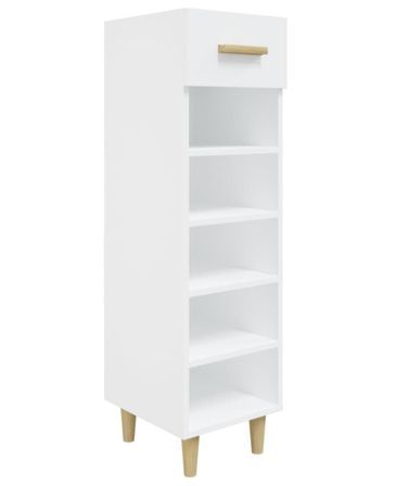 Meuble à étagères Livio avec 1 tiroir - Pieds en bois naturel