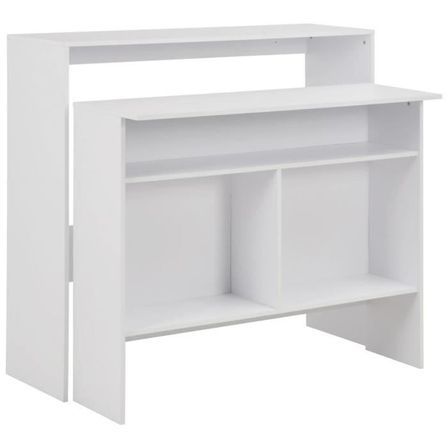 Meuble de bar blanc Keo 130