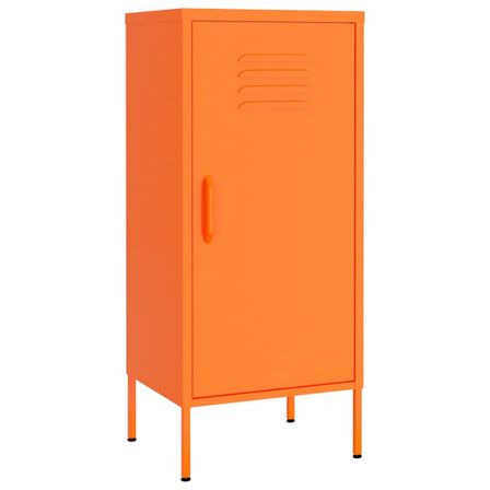 Meuble de rangement 1 porte Klako 42,5 cm - Acier mat