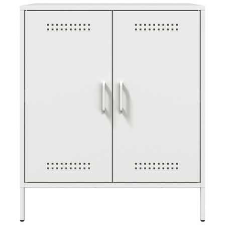Meuble de rangement 2 portes en acier Klavin 68 cm - Style Industriel