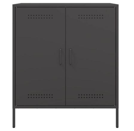 Meuble de rangement 2 portes en acier Klavin 68 cm - Style Industriel