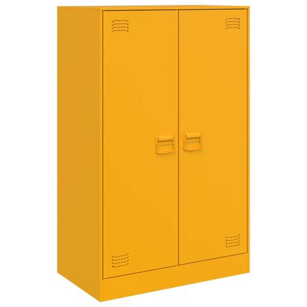 Meuble de rangement 2 portes en acier Lazard 67 cm - Style Industriel