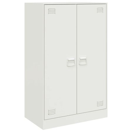 Meuble de rangement 2 portes en acier Lazard 67 cm - Style Industriel