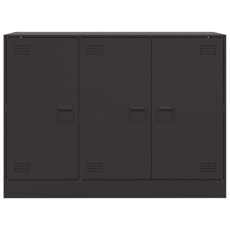 Meuble de rangement 3 portes en acier Lazard 99 cm - Style Industriel