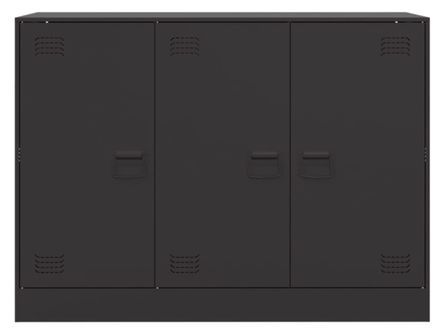 Meuble de rangement 3 portes en acier Lazard 99 cm - Style Industriel