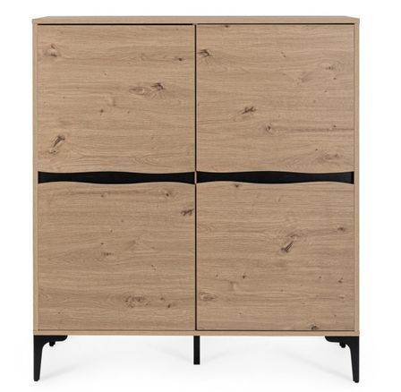 Meuble haut 2 porte MELYS – Métal & bois