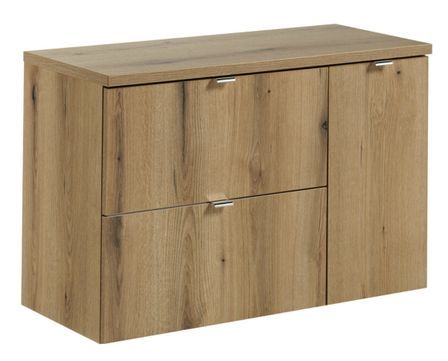 Meuble salle de bain suspendu NOVA OAK 90 cm