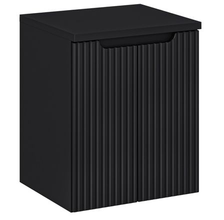 Meuble sous vasque suspendu 2 portes avec plan NOVA