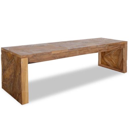 Meuble TV 110x35x36 cm Bois de teck massif