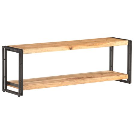 Meuble TV 120x30x40 cm Bois d'acacia massif 2